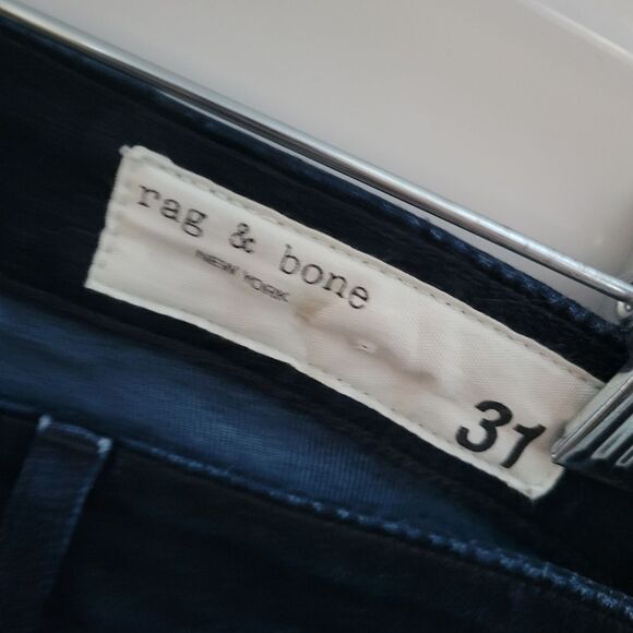 Rag & Bone Women's Dark Blue Jeans - Picture 2 of 7